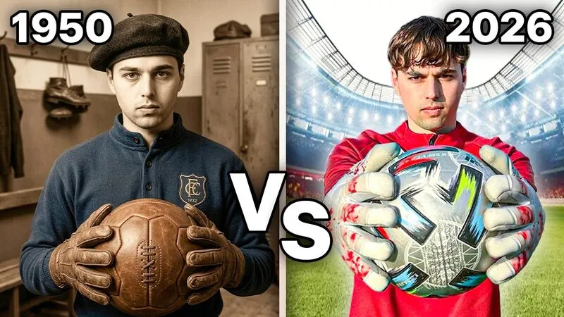 Miniatura de YouTube para DETRECE: Compré los Guantes MÁS VIEJOS de Fútbol para probarlos